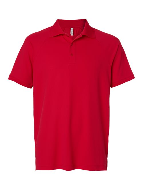 Team 365 TT130 Men's Topspin Stretch Grid Textured Polo
