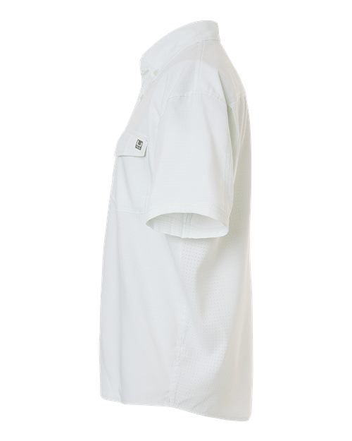 HUK H1500220 Men's Tidepoint Printed Short Sleeve Shirt