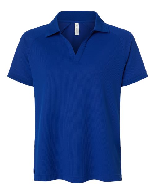 Team 365 TT130W Women's Topspin Stretch Grid Textured Polo