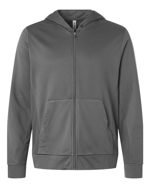 Team 365 TT402 Unisex Squad Tech Fleece Hooded Full-Zip