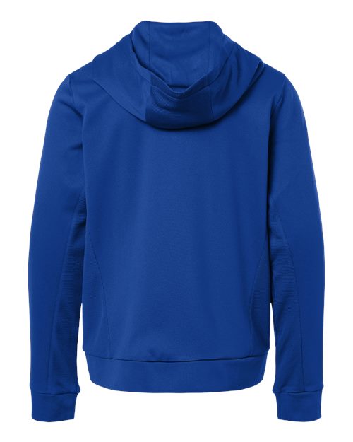 Team 365 TT402Y Youth Squad Tech Fleece Hooded Full-Zip