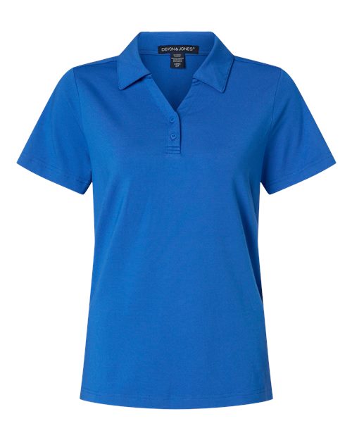 Devon & Jones DG115W Women's Motion Shadow Stripe Polo