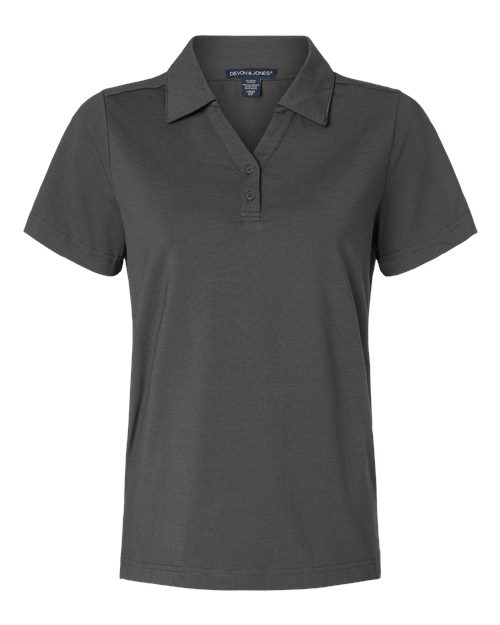 Devon & Jones DG115W Women's Motion Shadow Stripe Polo