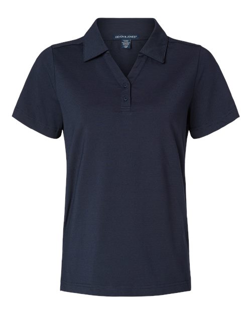 Devon & Jones DG115W Women's Motion Shadow Stripe Polo