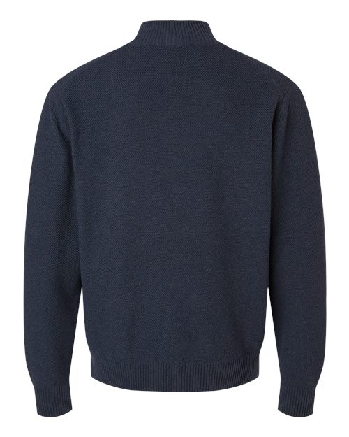 Devon & Jones DG450 Men's Hartland Textured Quarter Zip Sweater