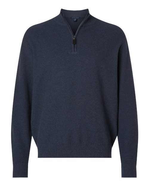 Devon & Jones DG450 Men's Hartland Textured Quarter Zip Sweater