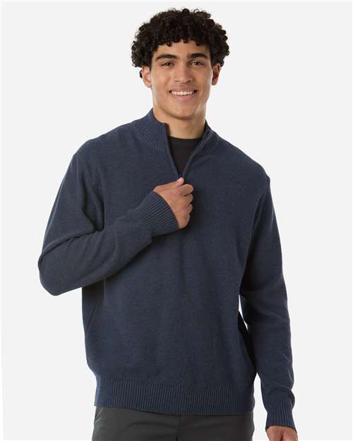 Devon & Jones DG450 Men's Hartland Textured Quarter Zip Sweater