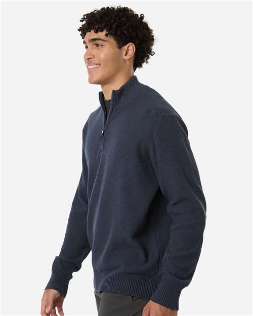 Devon & Jones DG450 Men's Hartland Textured Quarter Zip Sweater