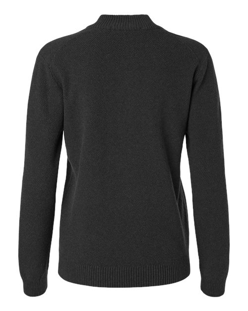 Devon & Jones DG450W Women's Hartland Textured Quarter Zip Sweater