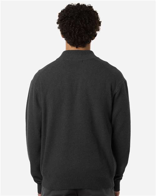Devon & Jones DG451 Men's Hartland Textured Full Zip Sweater