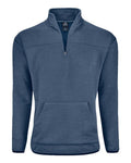 J. America 8773 Unisex Pebble Fleece Quarter-Zip Pullover