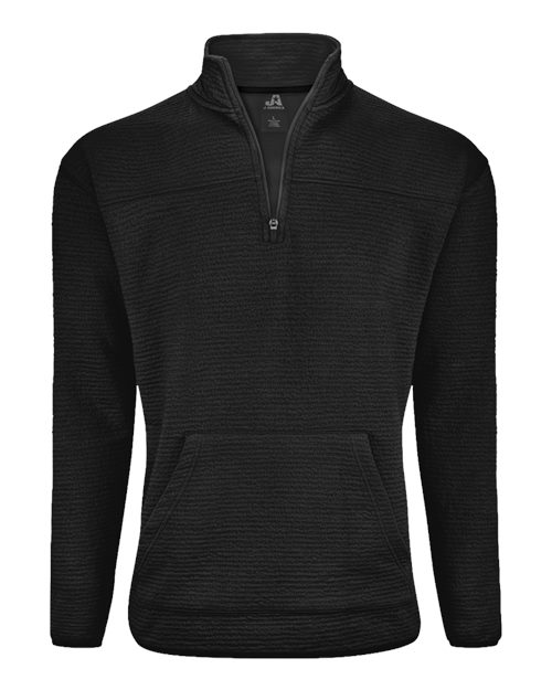 J. America 8773 Unisex Pebble Fleece Quarter-Zip Pullover