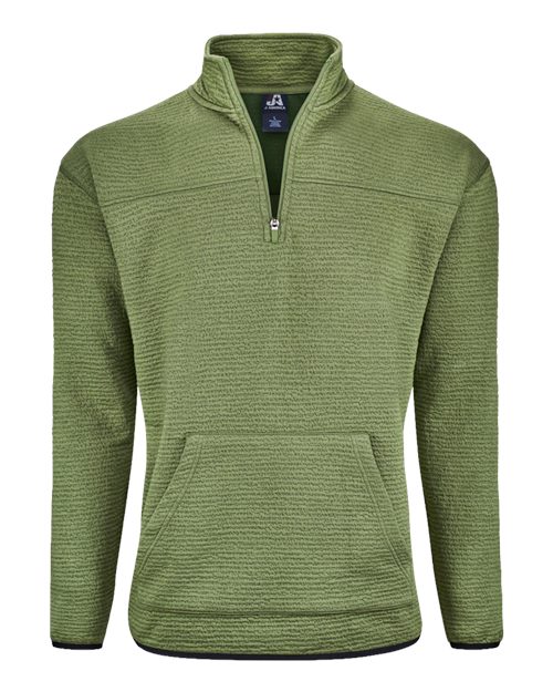 J. America 8773 Unisex Pebble Fleece Quarter-Zip Pullover