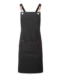 Artisan Collection by Reprime RP182 Unisex Clip & Clasp Cross-Back Bib Apron