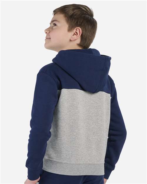 Boxercraft BY5404 Youth Colorblocked Hooded Sweatshirt