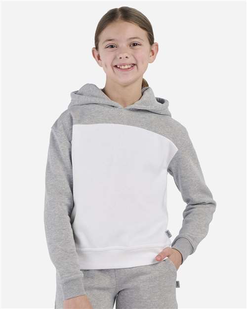 Boxercraft BY5404 Youth Colorblocked Hooded Sweatshirt