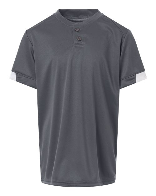 Alleson Athletic 2950 Youth On The Rise Two Button Jersey