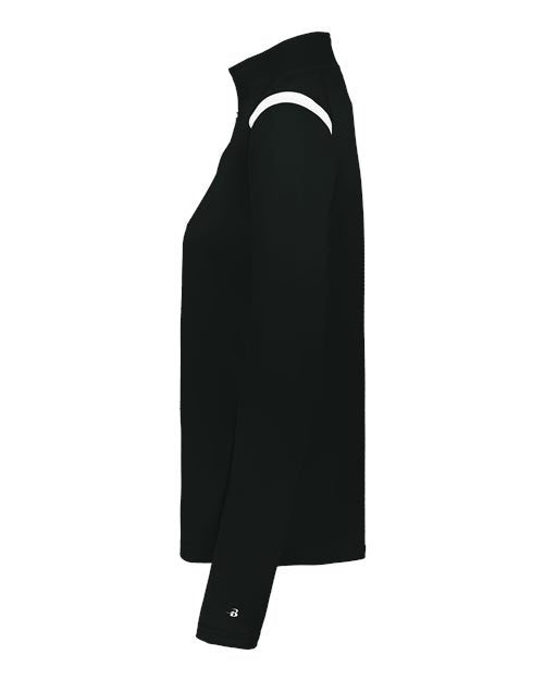 Badger 4266 Women's On The Rise Quarter-Zip Pullover