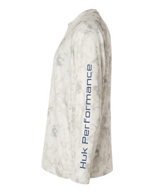 HUK H1200718 Men's Airweight KS Printed Crewneck Pullover