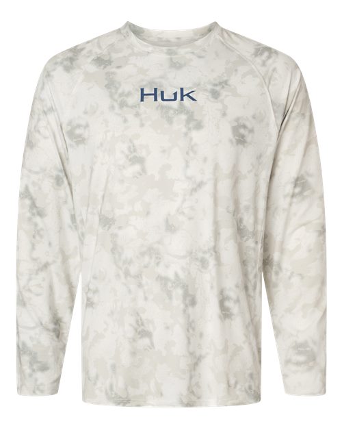 HUK H1200718 Men's Airweight KS Printed Crewneck Pullover
