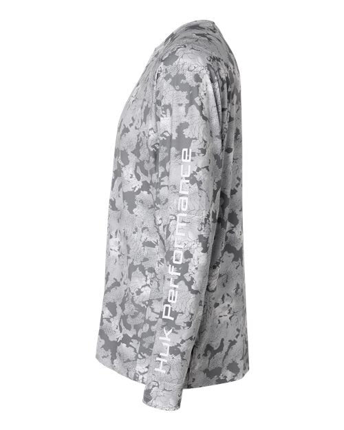 HUK H1200718 Men's Airweight KS Printed Crewneck Pullover