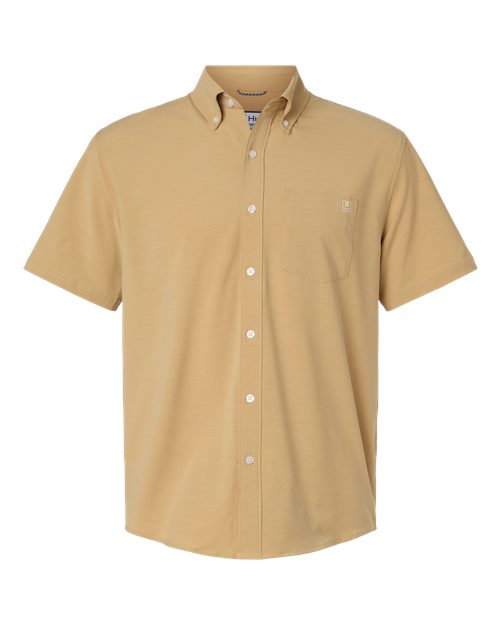 HUK H150154 Men's Kona Short Sleeve Solid Shirt