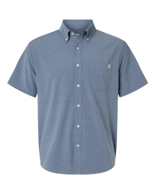 HUK H150154 Men's Kona Short Sleeve Solid Shirt