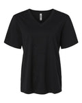 American Apparel 58V2 Women's Midweight V-Neck Tee