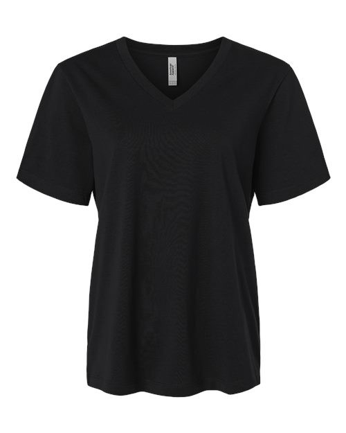 American Apparel 58V2 Women's Midweight V-Neck Tee