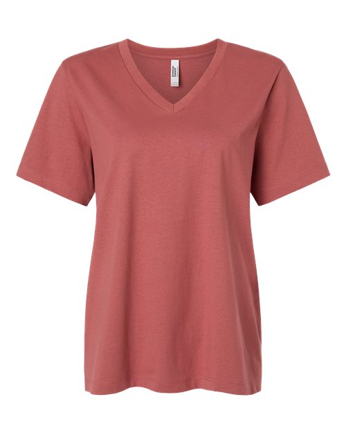 American Apparel 58V2 Women's Midweight V-Neck Tee