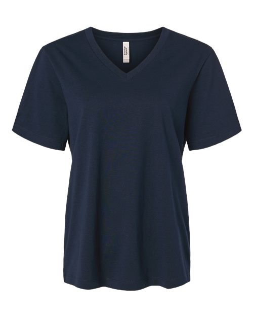 American Apparel 58V2 Women's Midweight V-Neck Tee