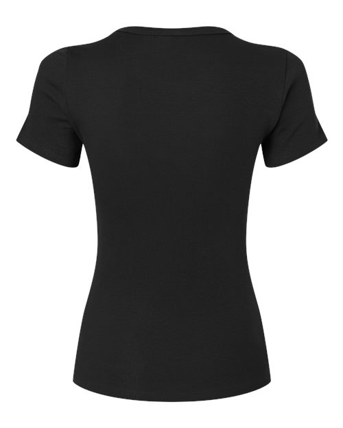 American Apparel BR2102 Women's Baby Rib Fitted Tee