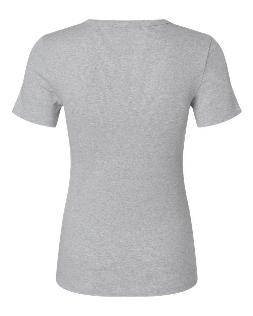 American Apparel BR2102 Women's Baby Rib Fitted Tee