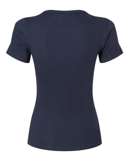 American Apparel BR2102 Women's Baby Rib Fitted Tee