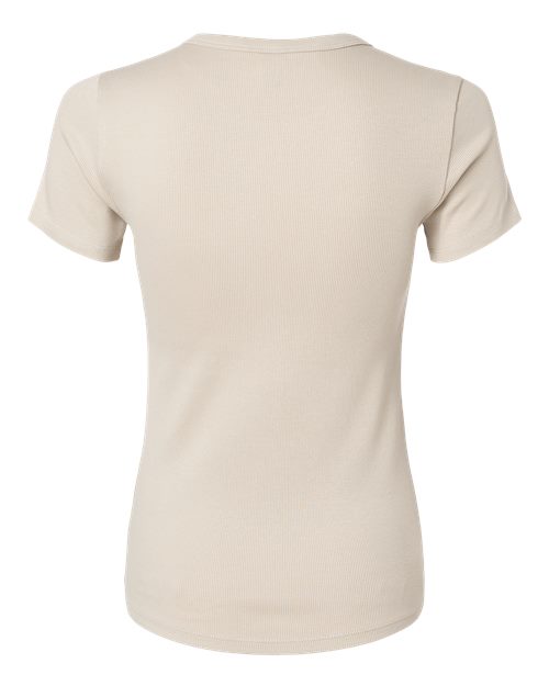 American Apparel BR2102 Women's Baby Rib Fitted Tee