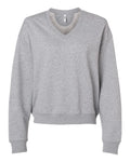 American Apparel FTV00 Women's French Terry V-Neck Sweatshirt