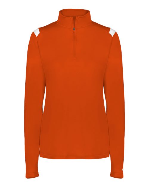 Badger 4266 Women's On The Rise Quarter-Zip Pullover