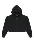 Lane Seven LS88003 Women's Relaxed Cropped Full-Zip Hoodie Sweatshirt