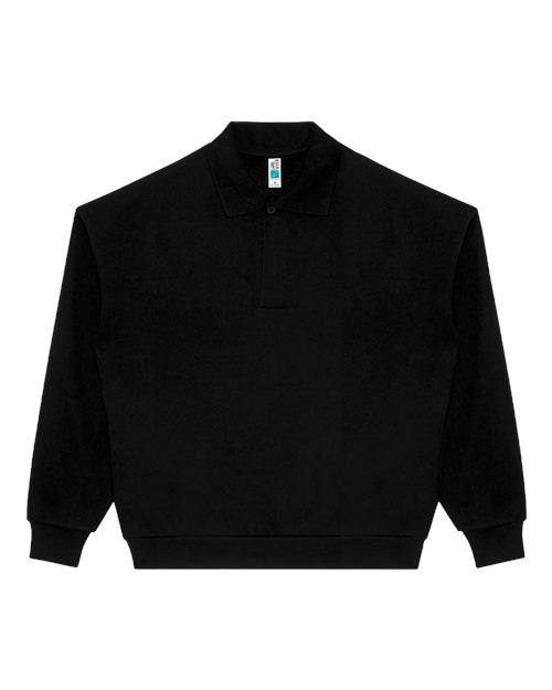 Lane Seven LS24012 Unisex Element Polo Collar Crewneck Sweatshirt