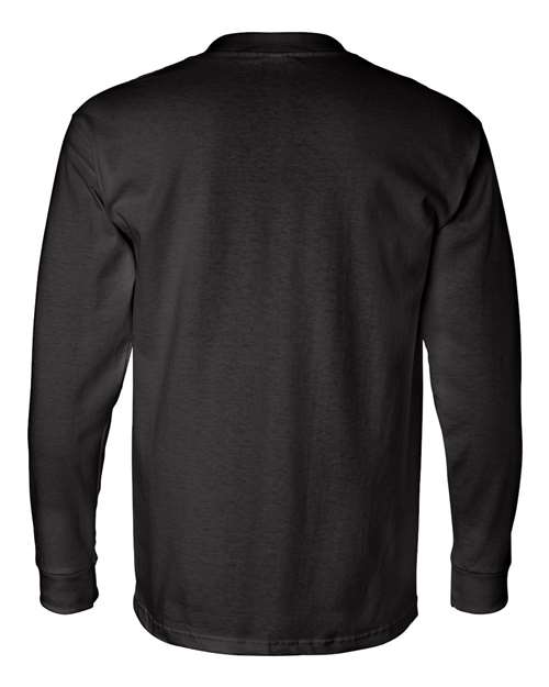 Bayside 8100 Unisex USA-Made Long Sleeve Pocket T-Shirt