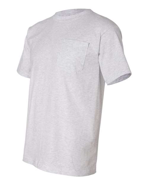 Bayside 7100 Unisex USA-Made Pocket T-Shirt