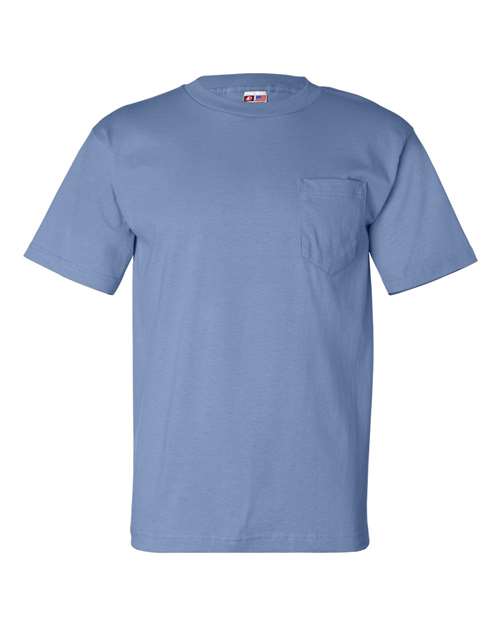 Bayside 7100 Unisex USA-Made Pocket T-Shirt