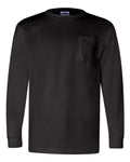 Bayside 3055 Unisex Union-Made Long Sleeve Pocket T-Shirt