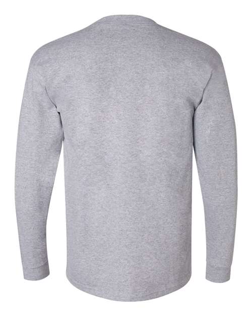 Bayside 3055 Unisex Union-Made Long Sleeve Pocket T-Shirt