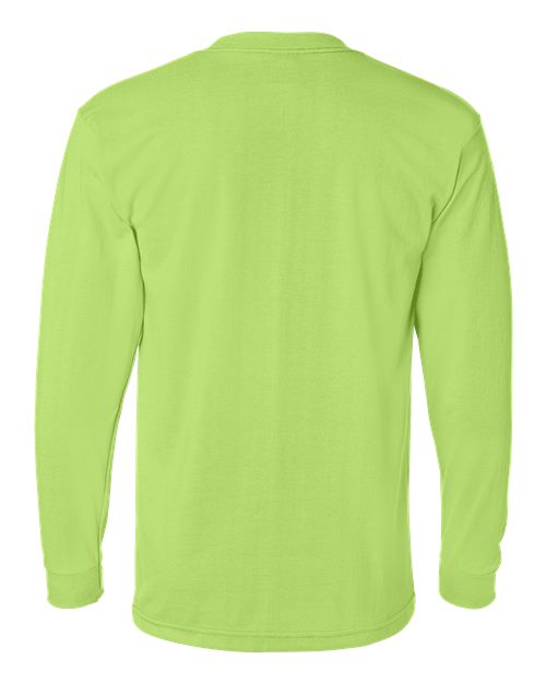 Bayside 1715 Men's USA-Made 50/50 Long Sleeve T-Shirt