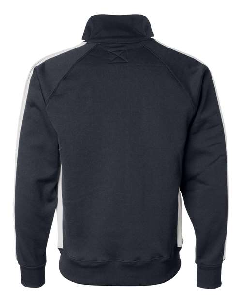 J. America 8858 Men's Vintage Polyester Fleece Track Jacket