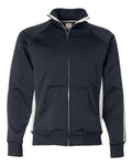 J. America 8858 Men's Vintage Polyester Fleece Track Jacket