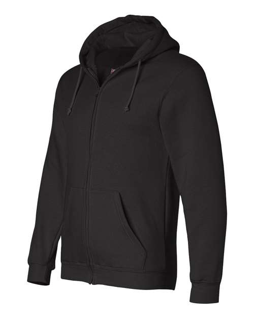 Bayside 900 Unisex USA-Made Full-Zip Hooded Sweatshirt