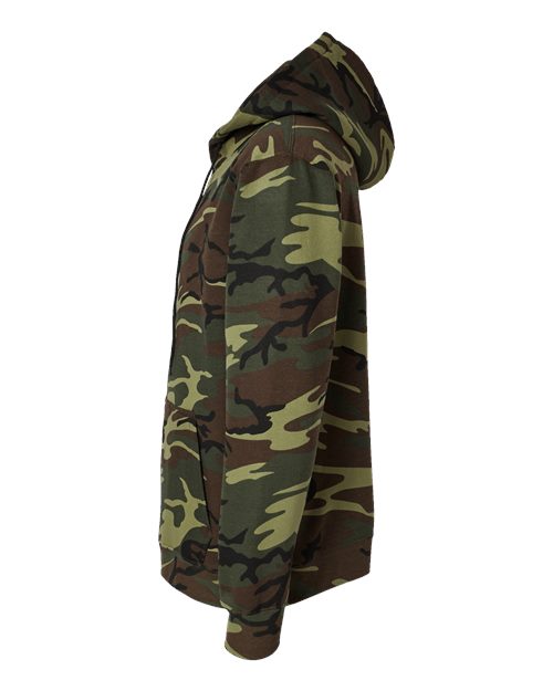 Code Five 3969 Unisex Camo Fleece Hoodie Sweatshirt