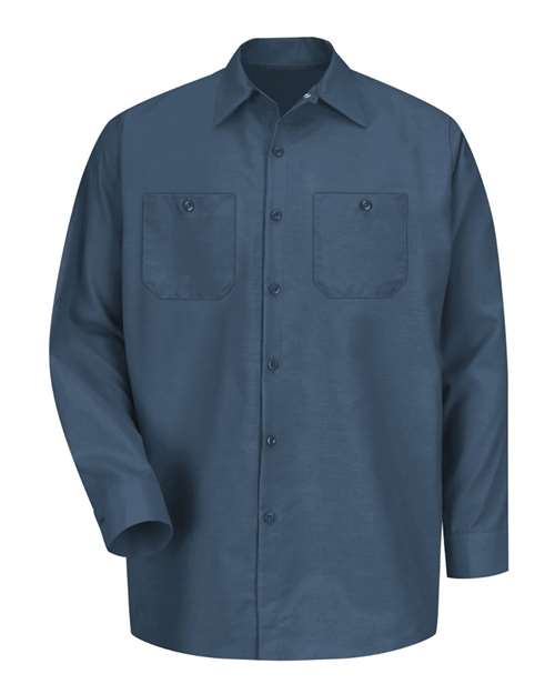 Red Kap SP14 Men's Industrial Long Sleeve Work Shirt